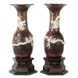 Prächtiges Vasenpaar Japan,