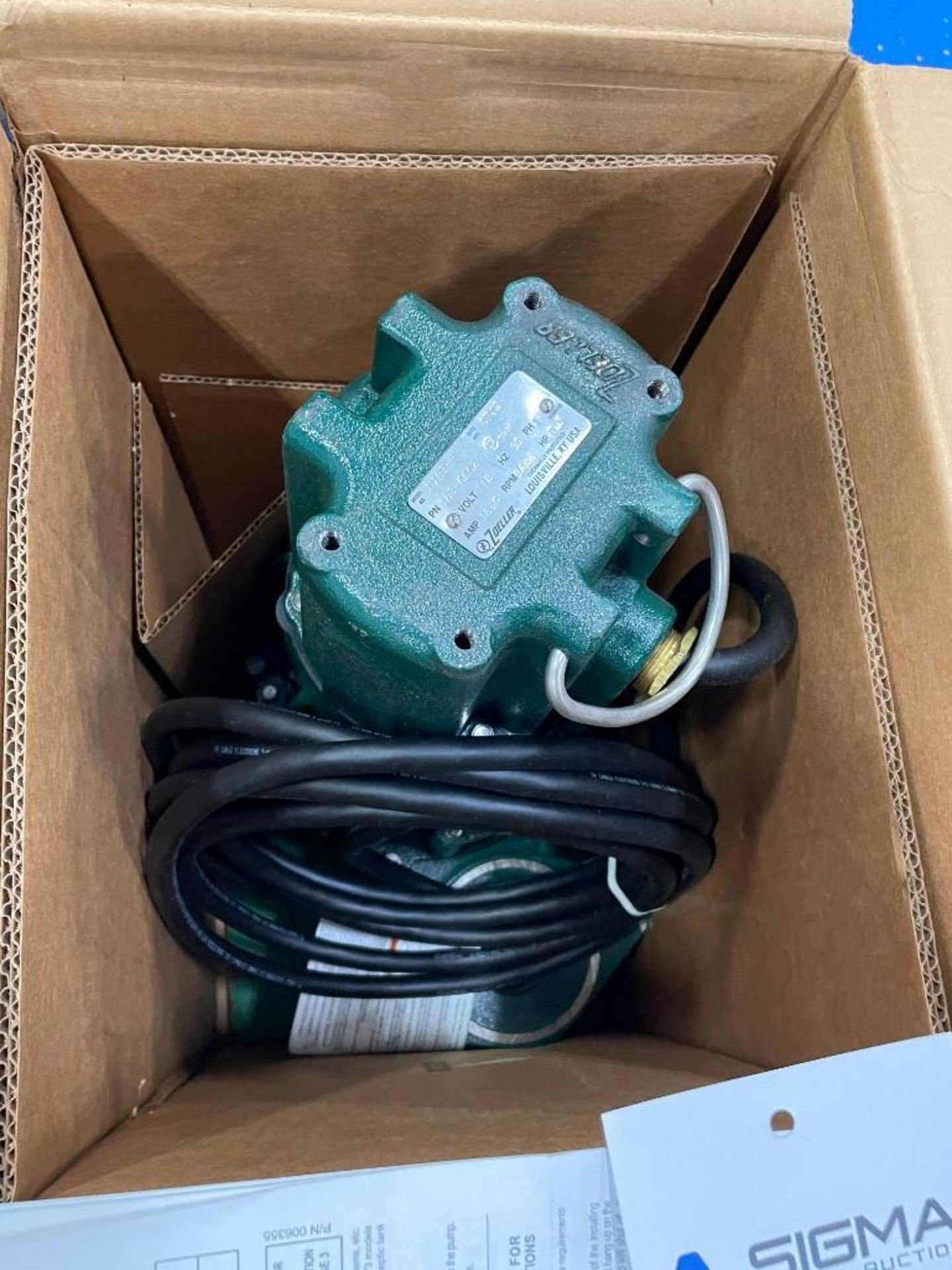 Zoeller N163 - 1/2 HP High Head Flow-Mate Sump/Effluent Pump Brand New In Box - Image 3 of 4