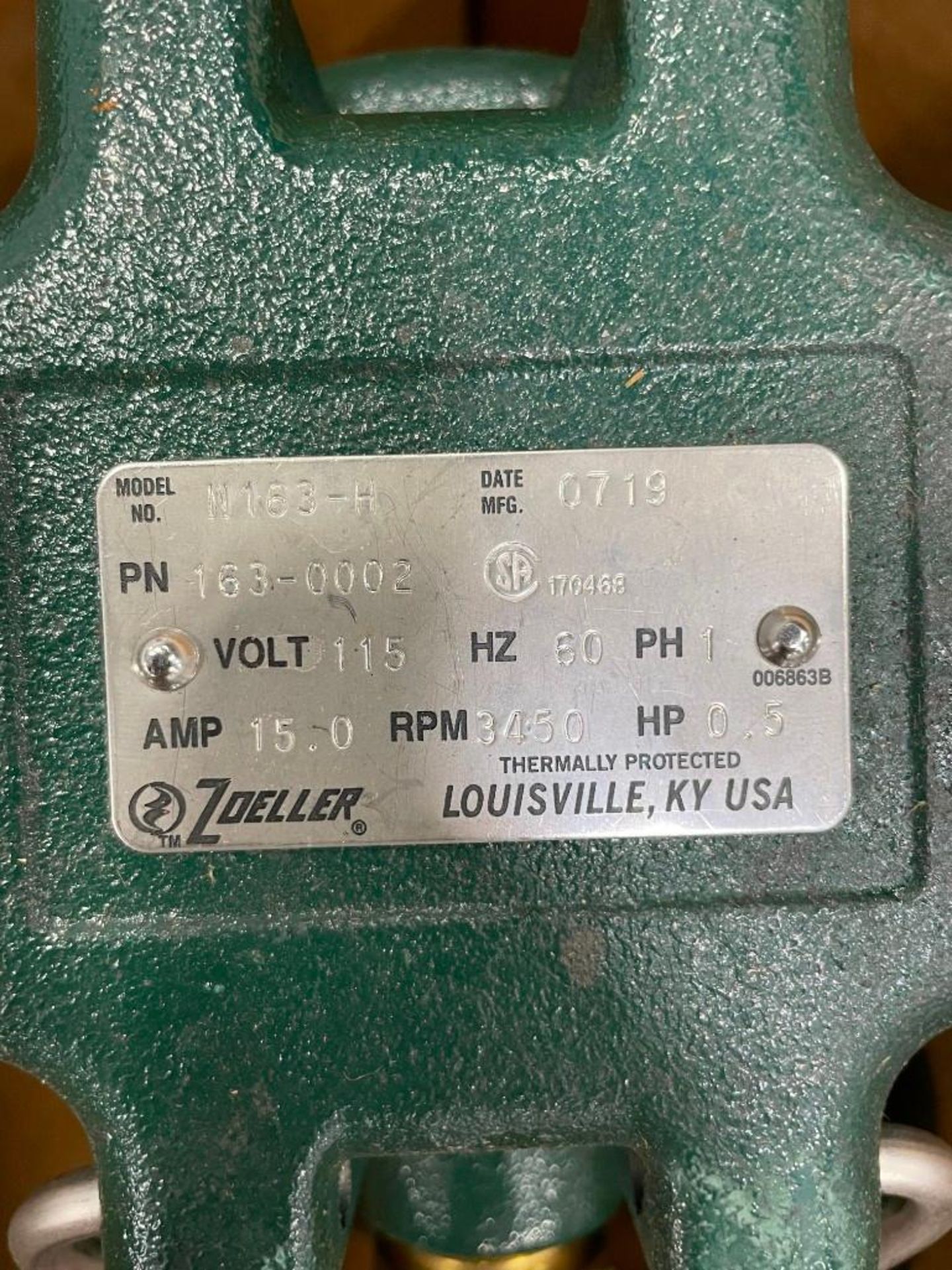 Zoeller N163 - 1/2 HP High Head Flow-Mate Sump/Effluent Pump Brand New In Box - Image 2 of 4