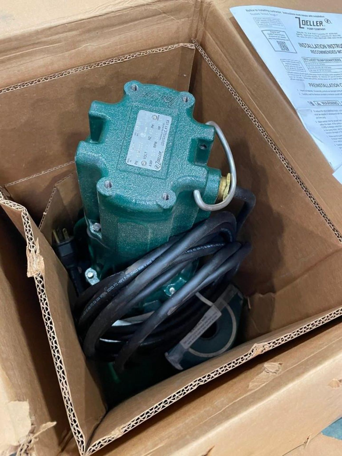 Zoeller N163 - 1/2 HP High Head Flow-Mate Sump/Effluent Pump Brand New In Box - Image 2 of 4