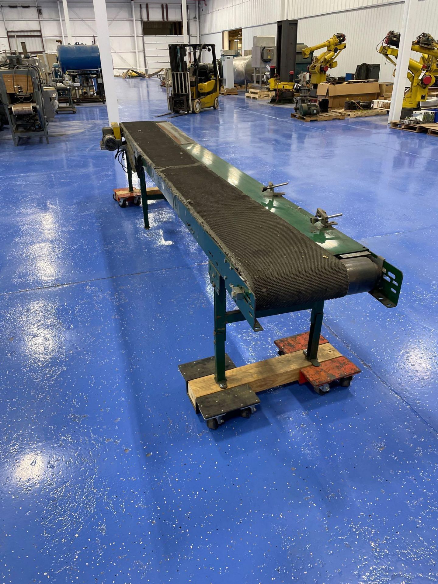 Case Belt Conveyor 16’ long x 17” wide - Image 2 of 9