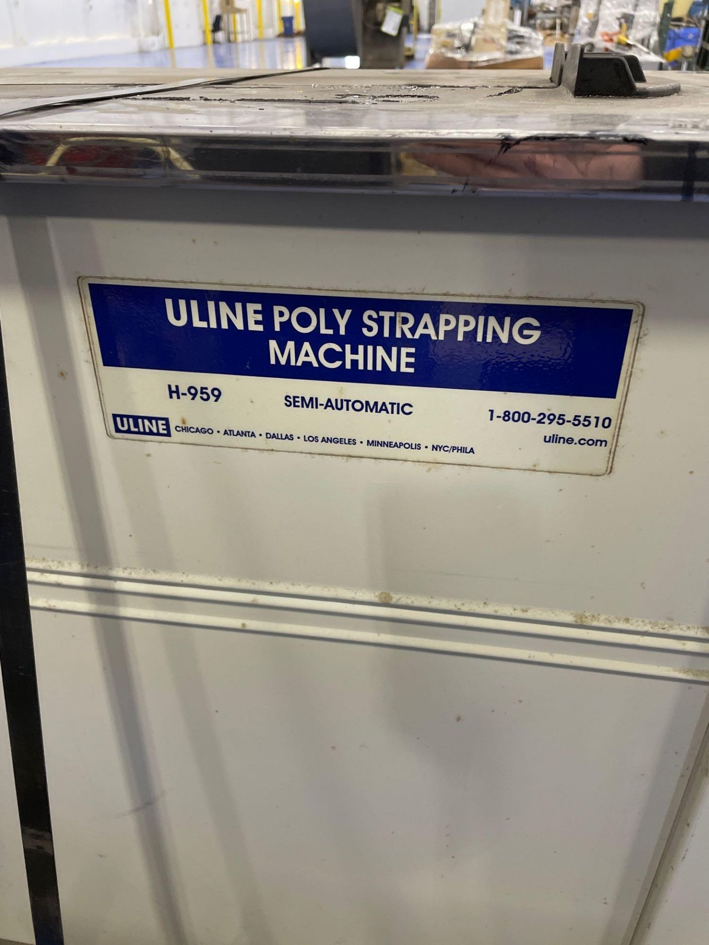 Uline H959 Semi Automatic Poly Strapping Machine - Image 5 of 8