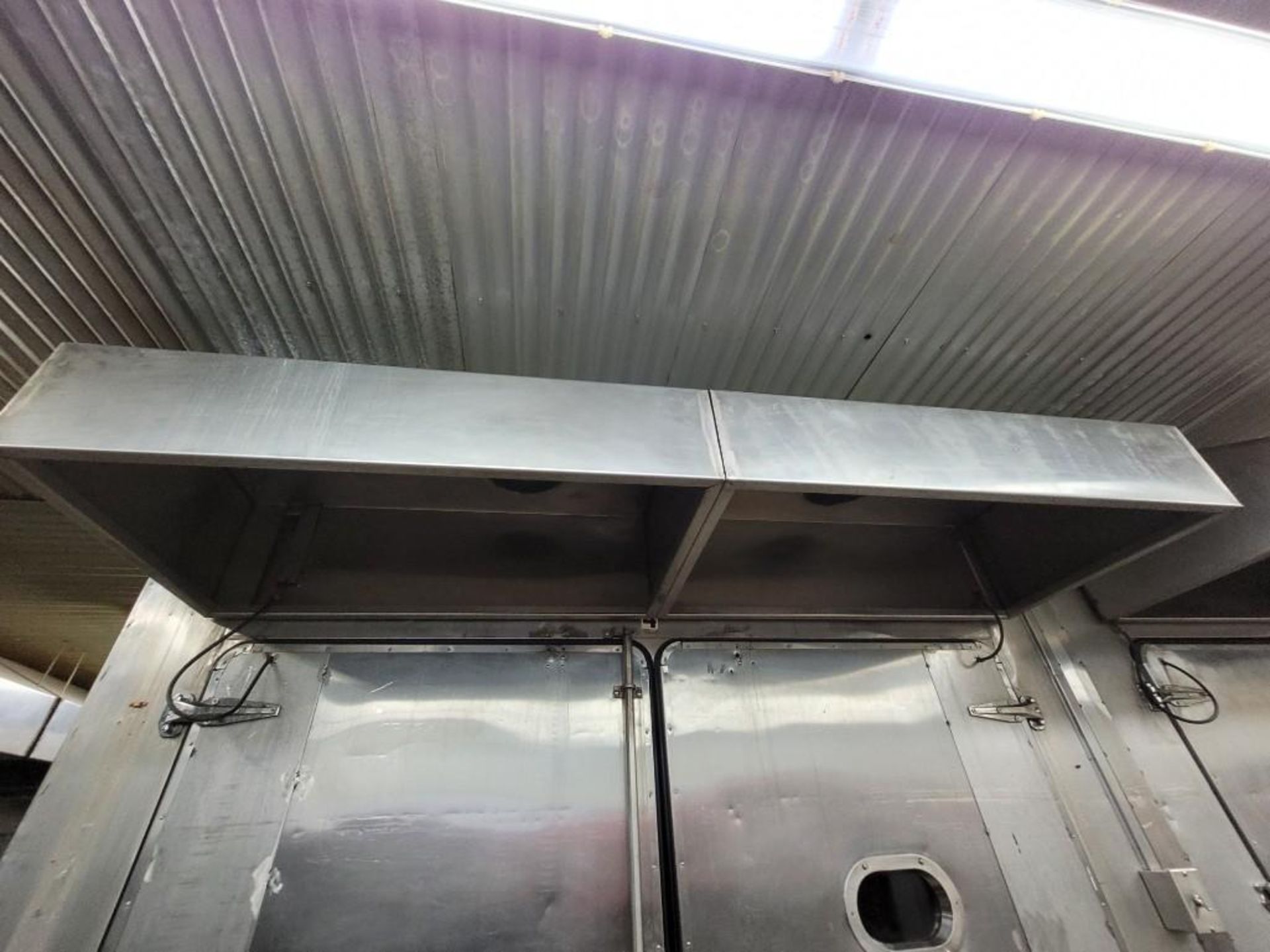 Two Stainless Dual Exhaust Hoods