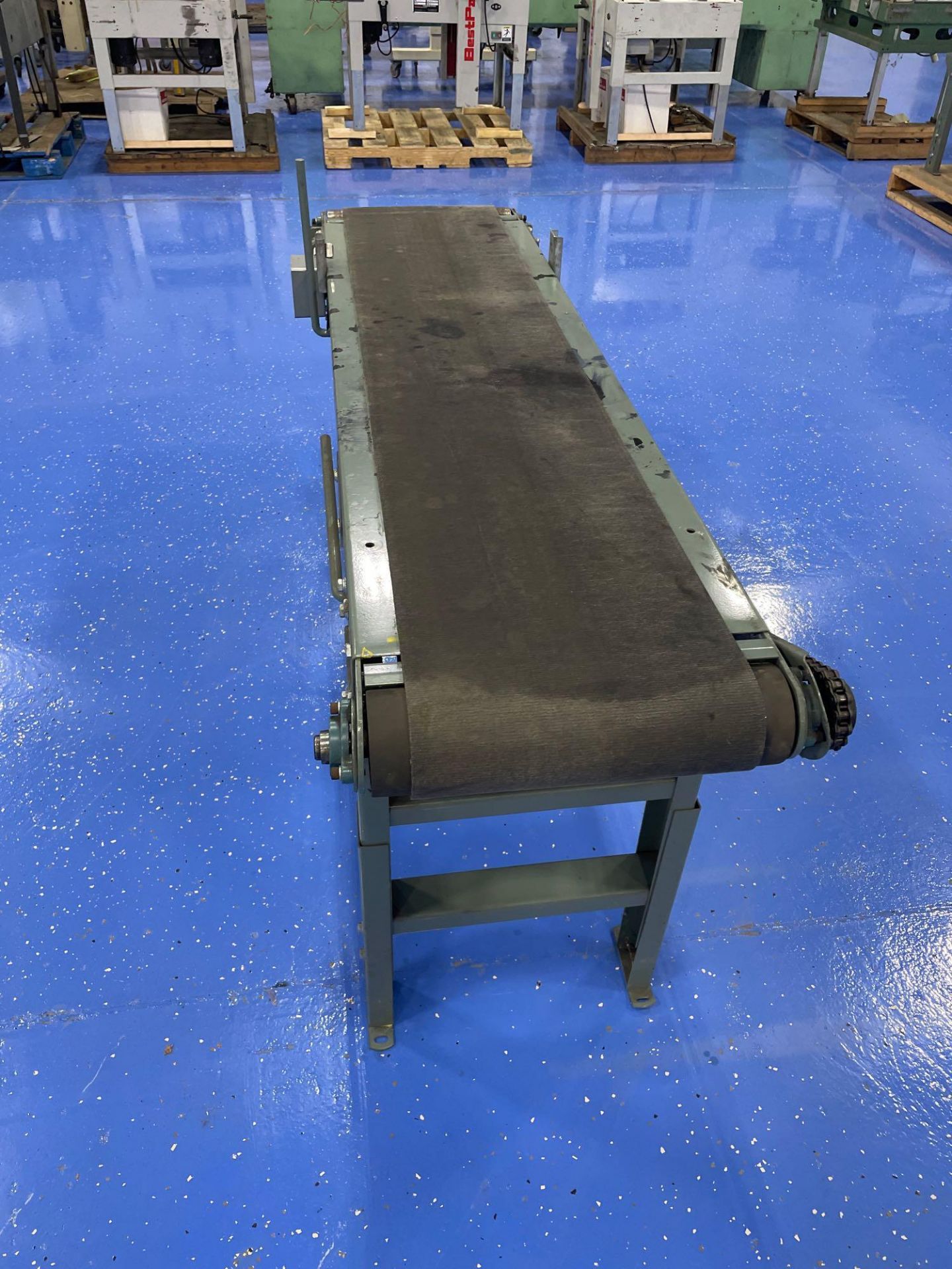 Hytrol Case Belt Conveyor 6’ long x 14” wide - Image 3 of 7