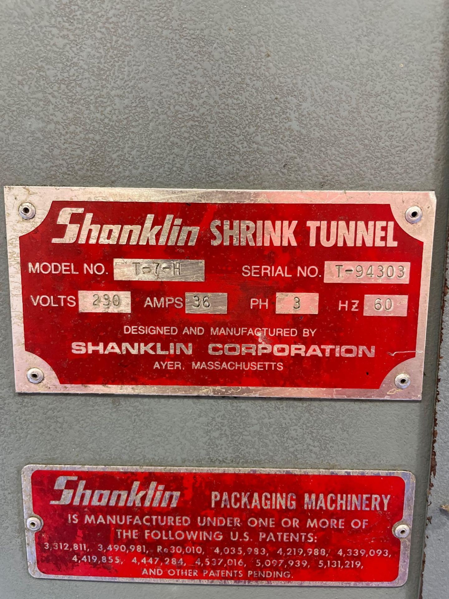 Shanklin T-7-H Heat Shrink Tunnel - Image 9 of 9