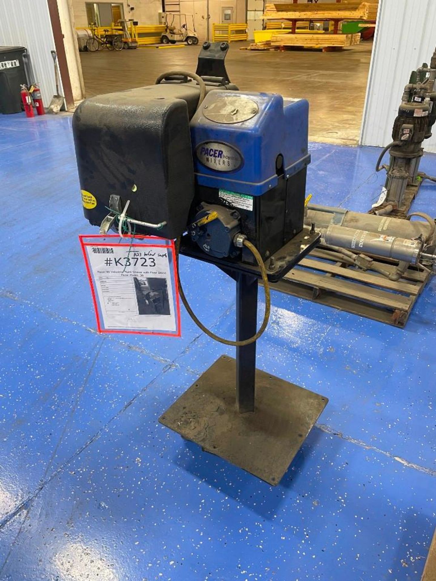 Pacer 30 Industrial Paint Shaker with Floor Stand