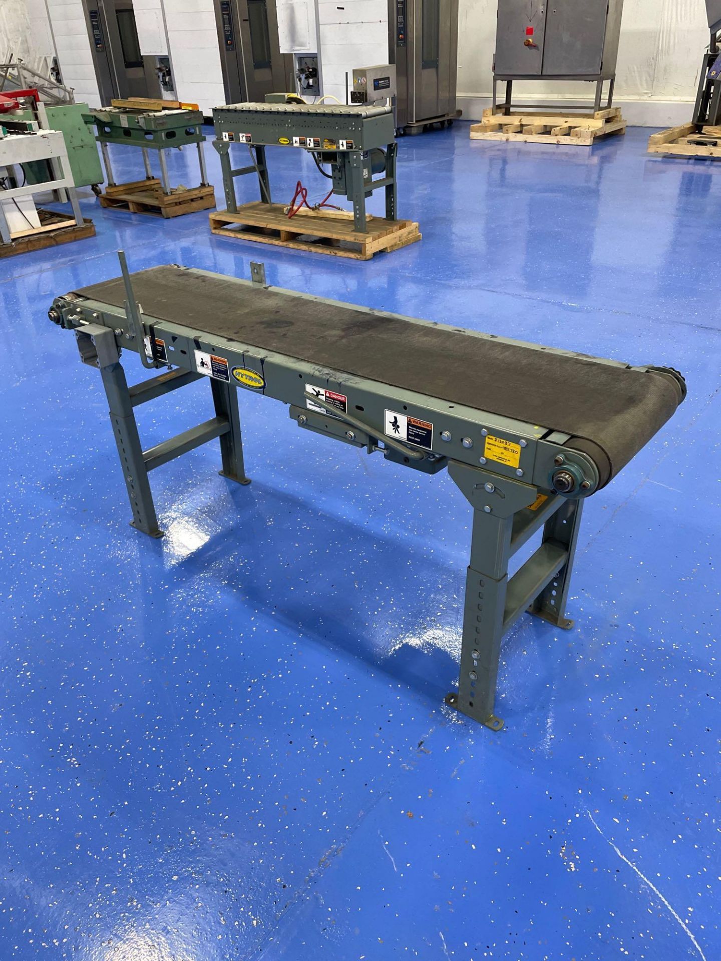 Hytrol Case Belt Conveyor 6’ long x 14” wide