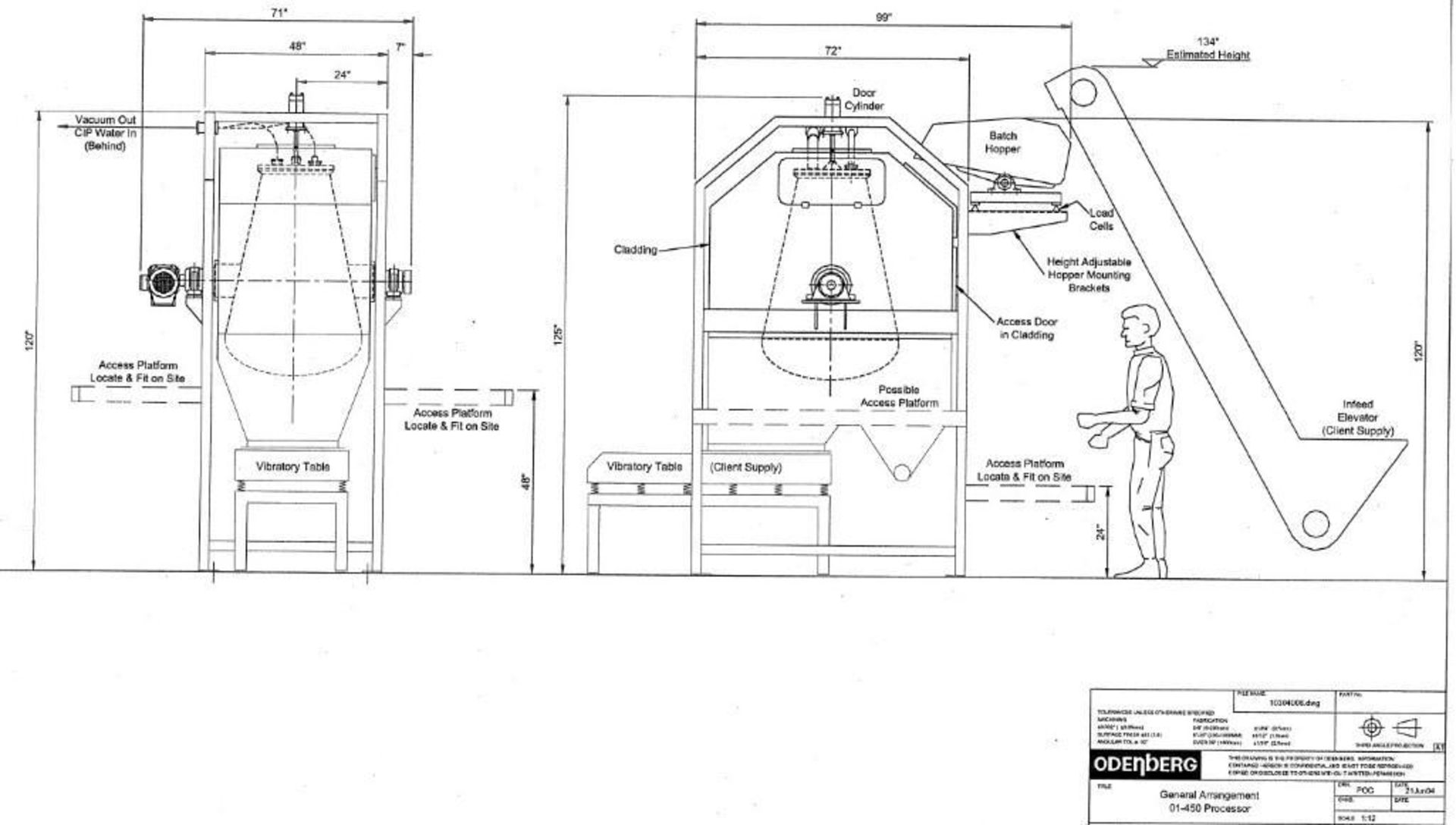 Odenberg 450 Liter Vacuum Processor - Image 6 of 8