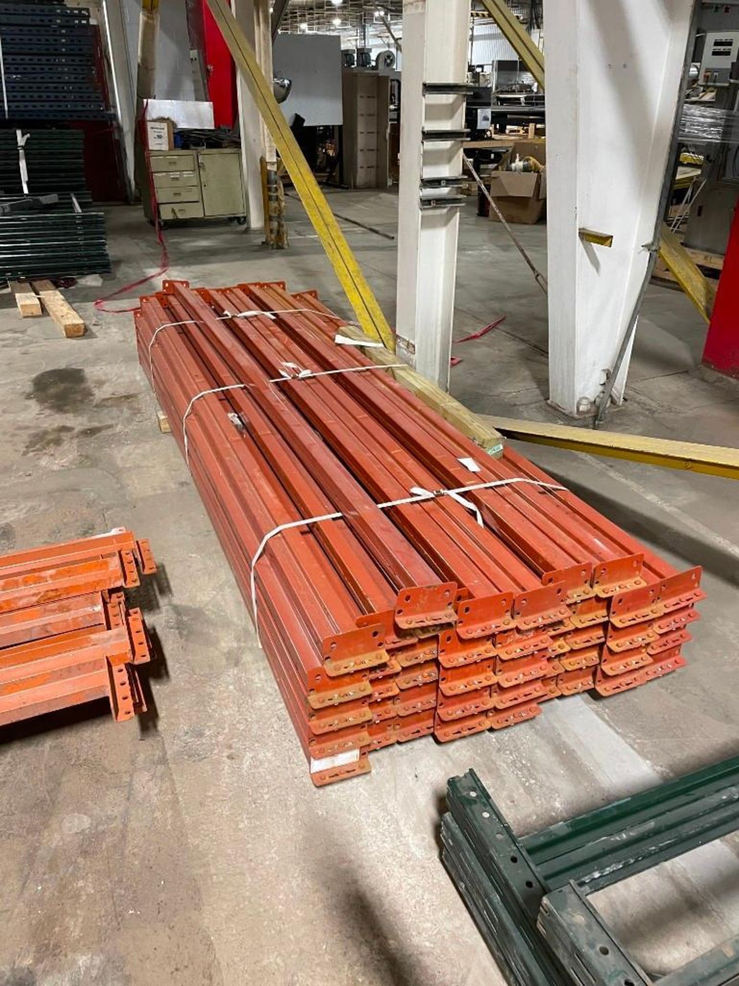 Lot of Pallet Racking, (44) beams 132" x 3.5" - Image 2 of 2