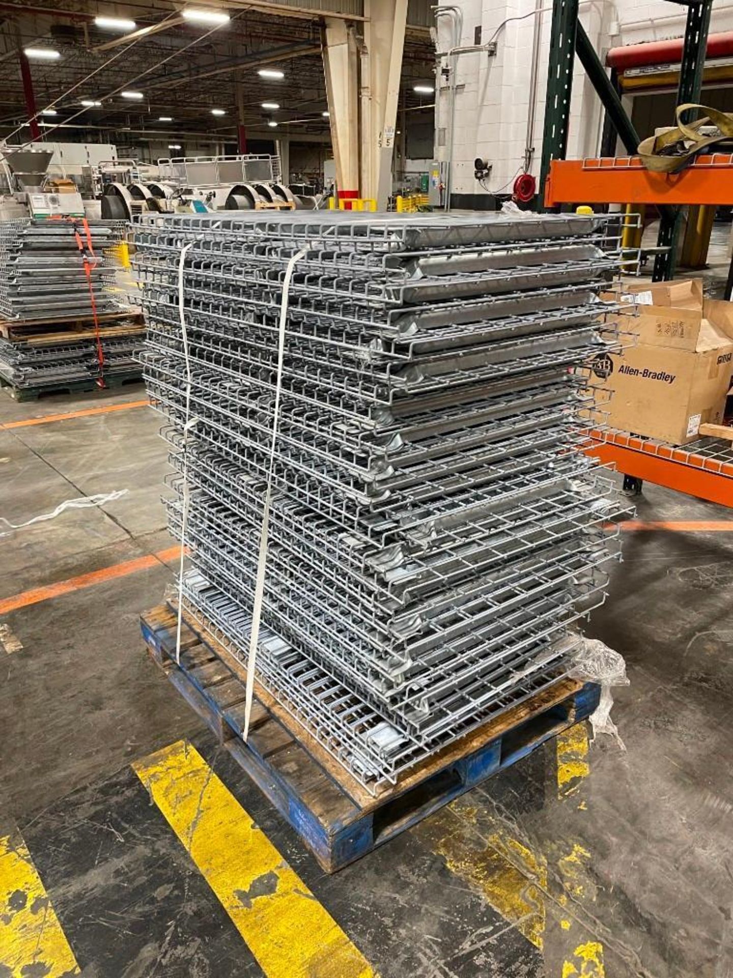 Lot of Pallet Racking, (50) wire baskets 46" x 31" - Image 2 of 2