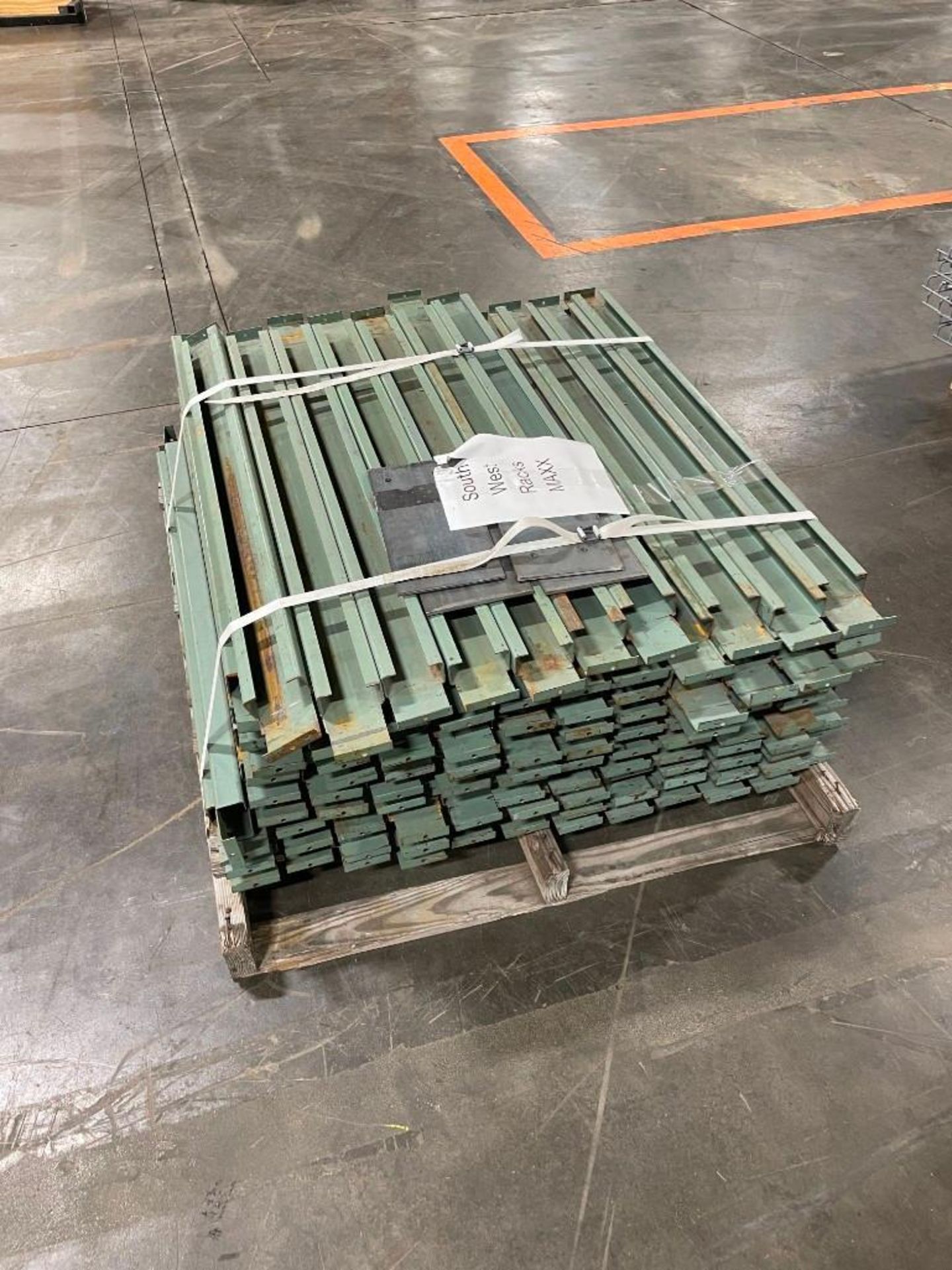 Lot of Pallet Racking, Cross beam supports 44" long - Image 2 of 2