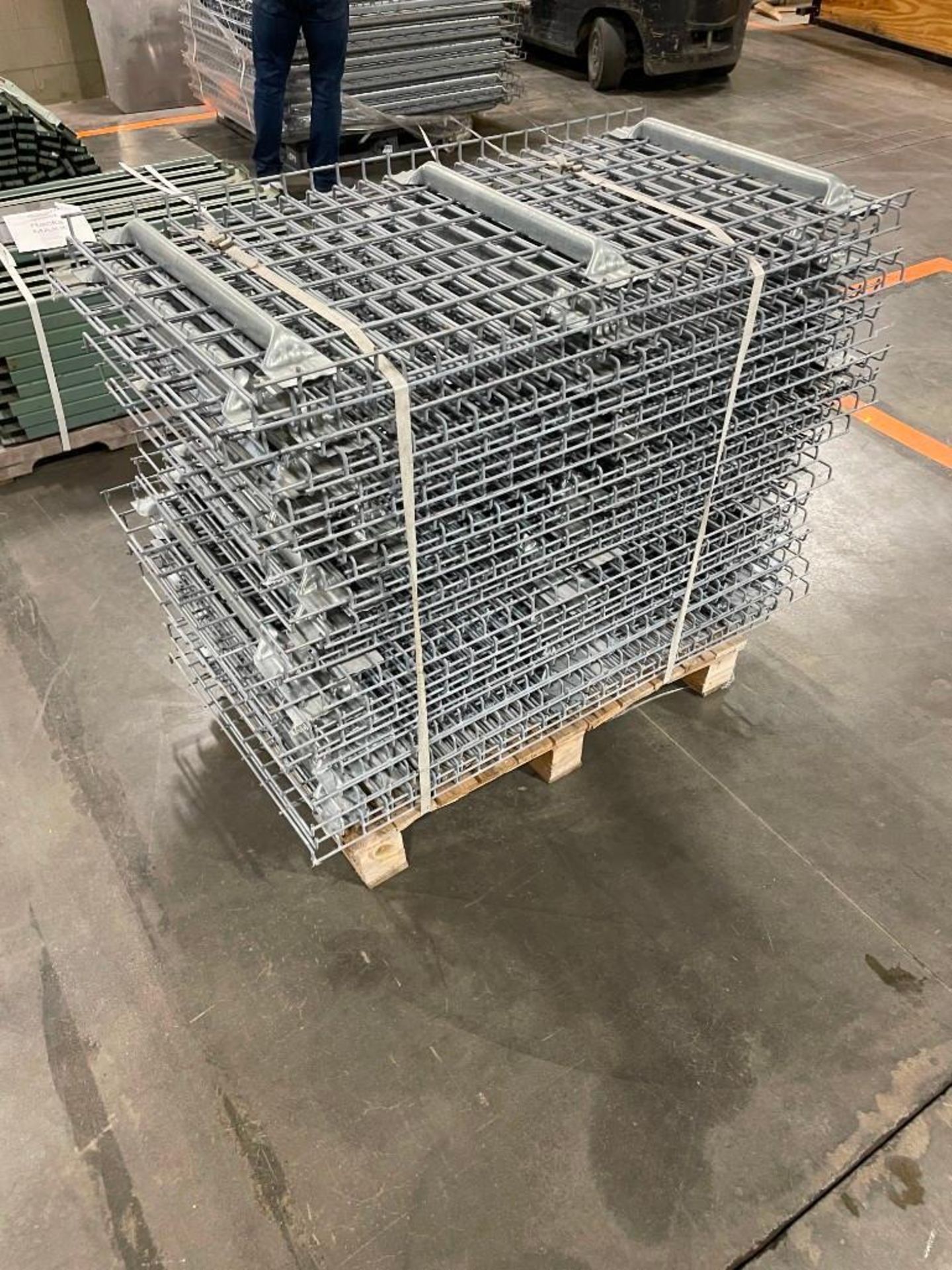 Lot of Pallet Racking, (35) Wire Baskets 25" x 46" - Image 2 of 2