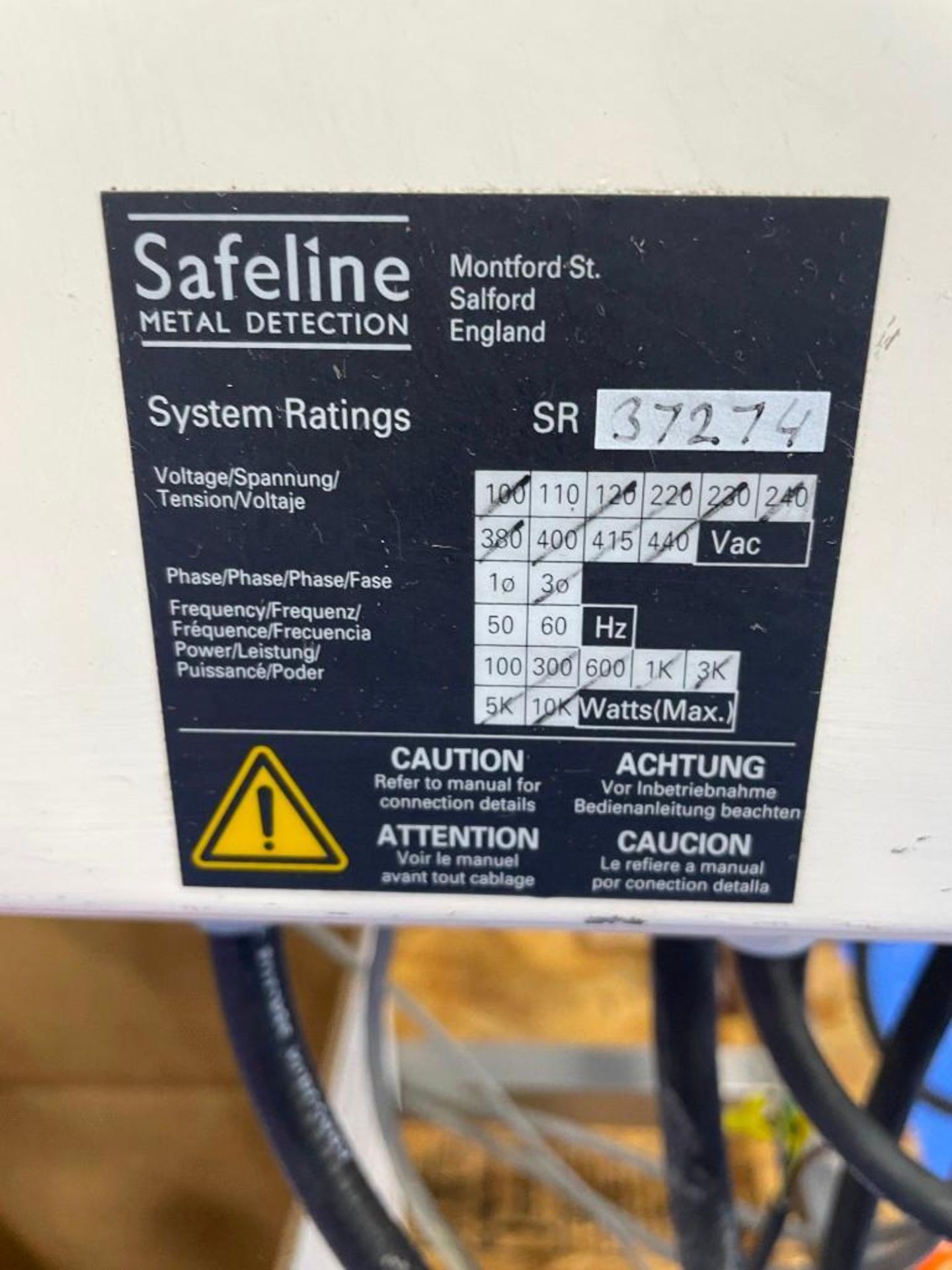 Safeline 4" Diameter Gravity Metal Detector - Image 8 of 8