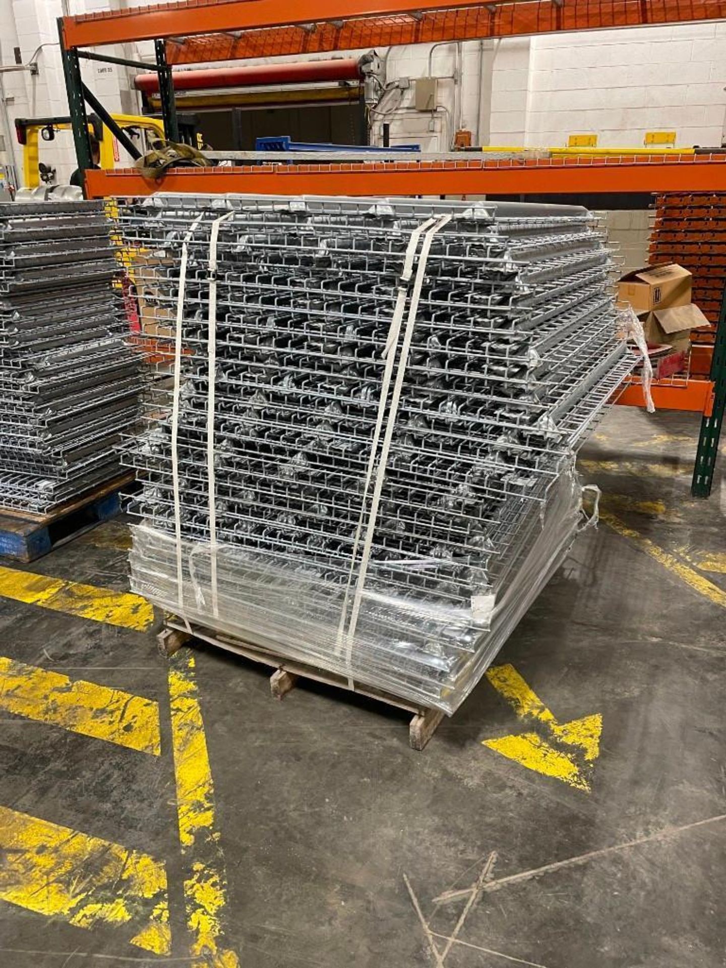 Lot of Pallet Racking, (50) wire baskets 55" x 46" - Image 2 of 2