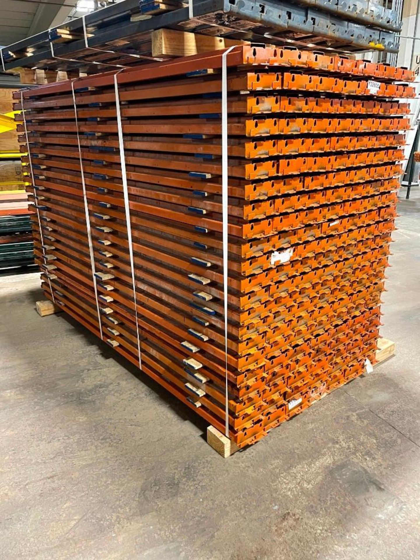 Lot of Pallet Racking, (154) beams 96" x 4" - Image 2 of 3