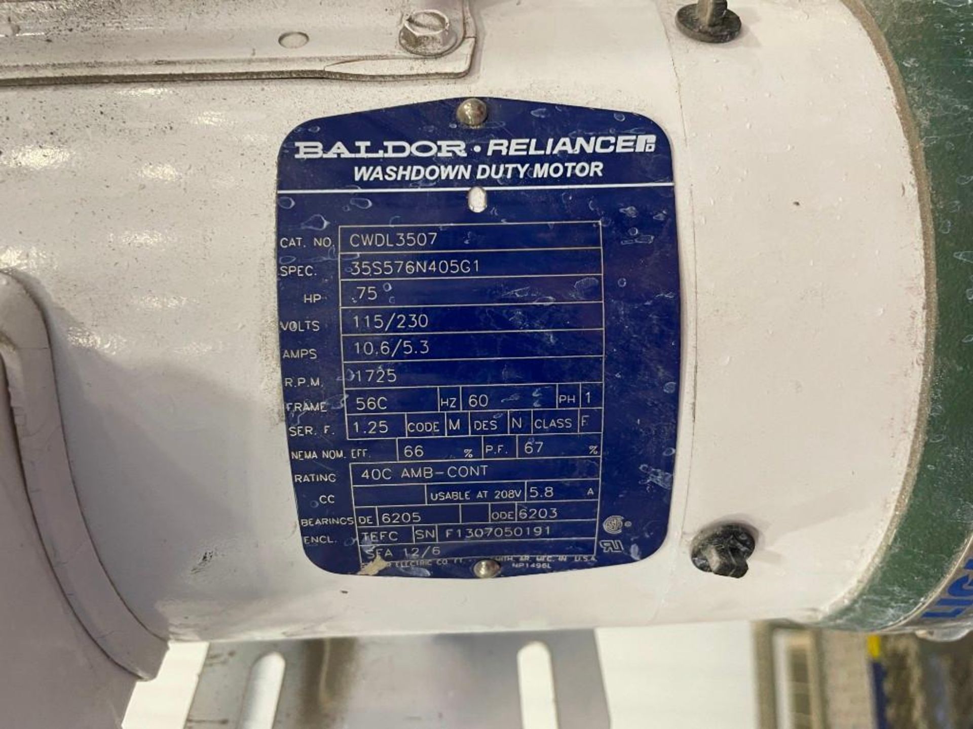 ChemTainer Poly Tank with Agitator .75 HP Baldor Motor - Image 3 of 8