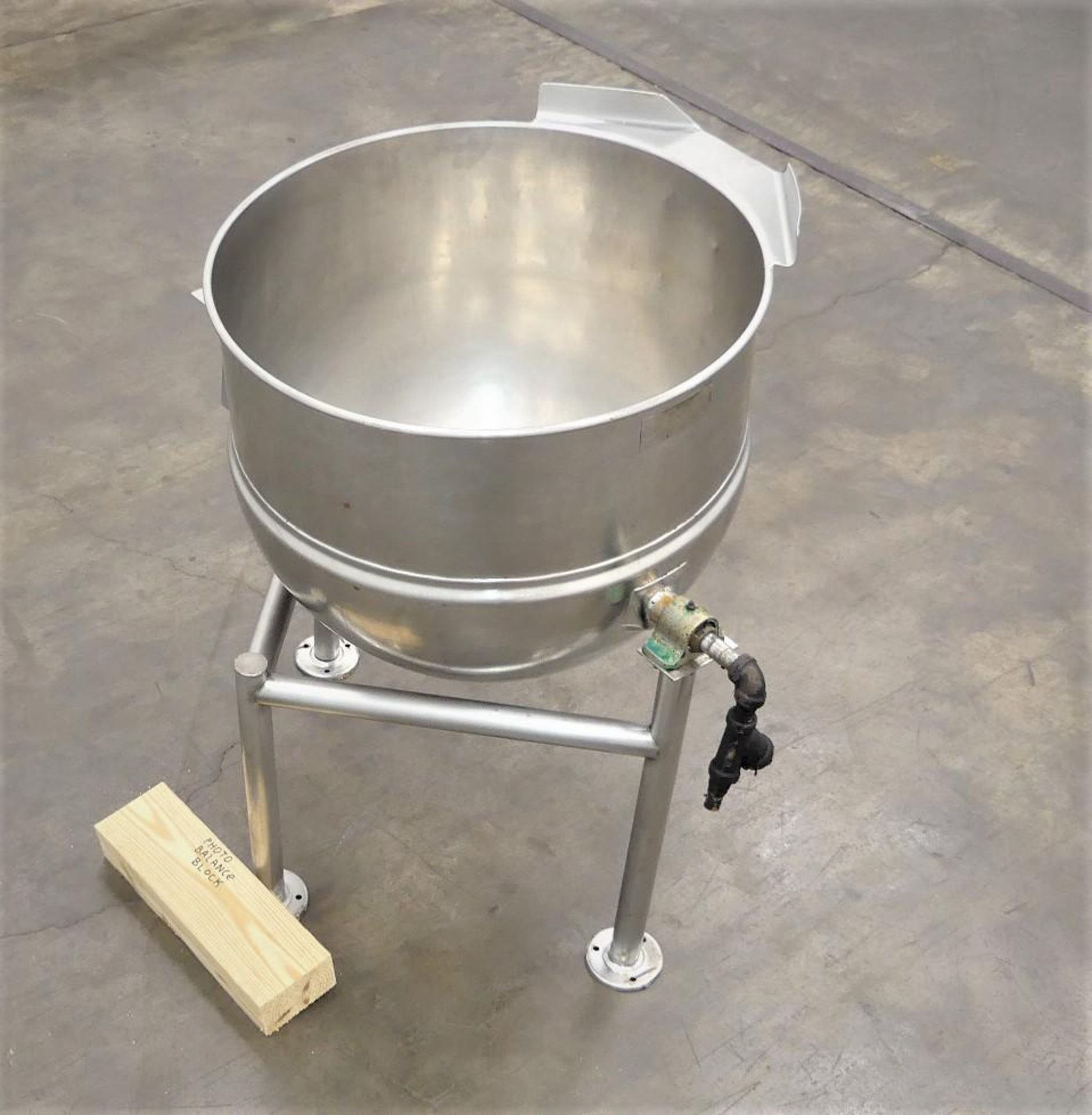Groen D-60 60 Gallon Half Jacketed Steam Kettle - Image 2 of 6