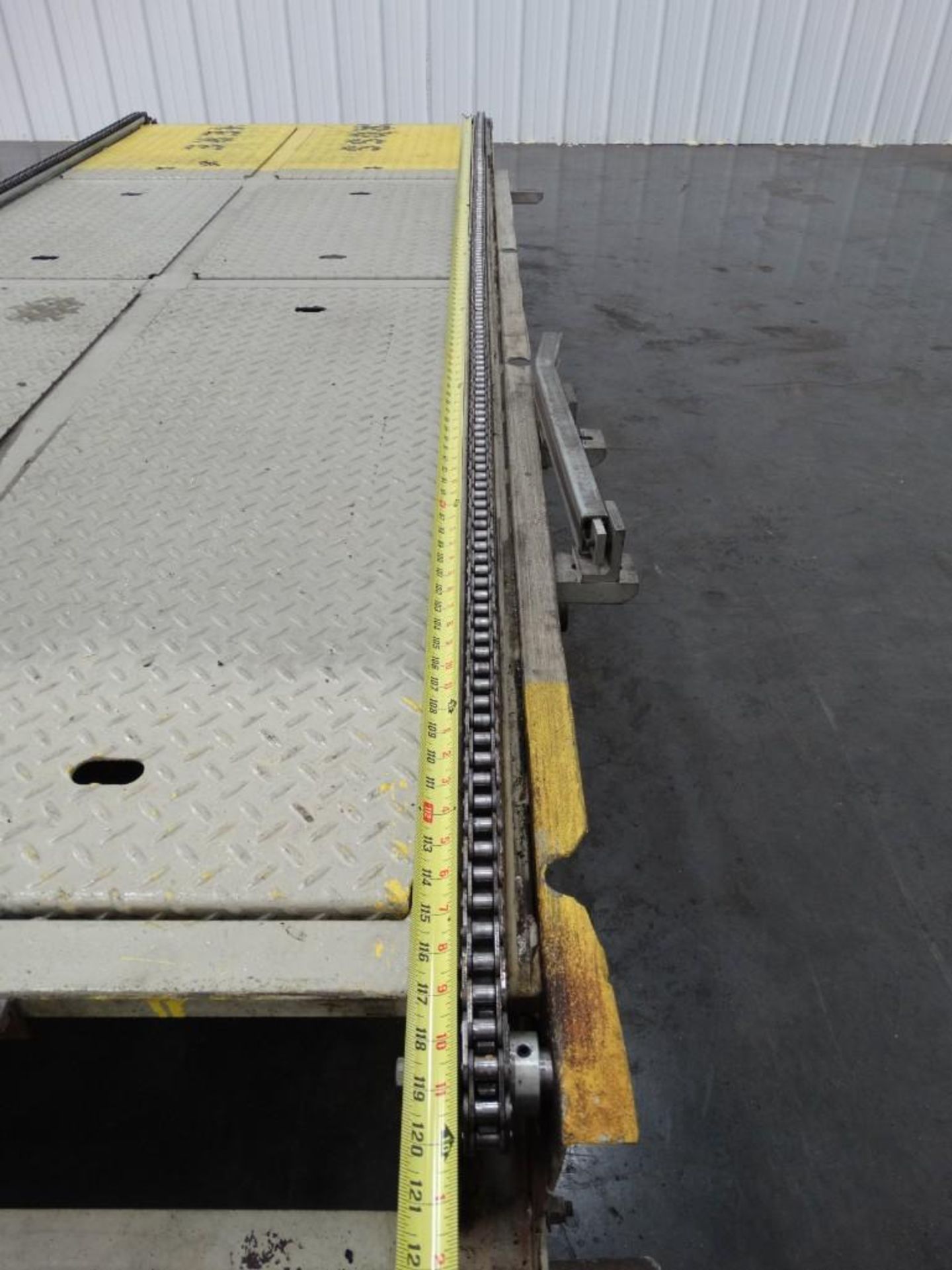 120" Long x 45" Wide Chain Pallet Conveyor - Image 10 of 12