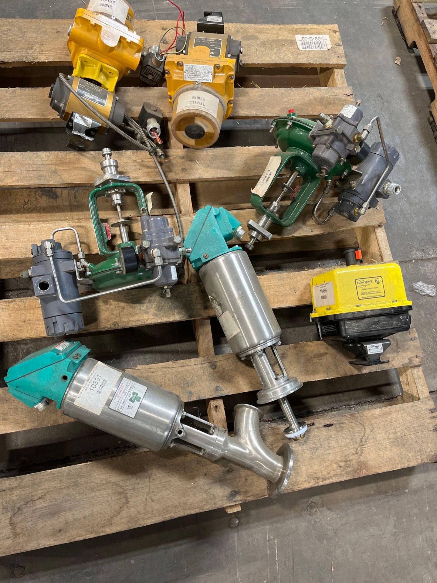 lot of valves and actuators
