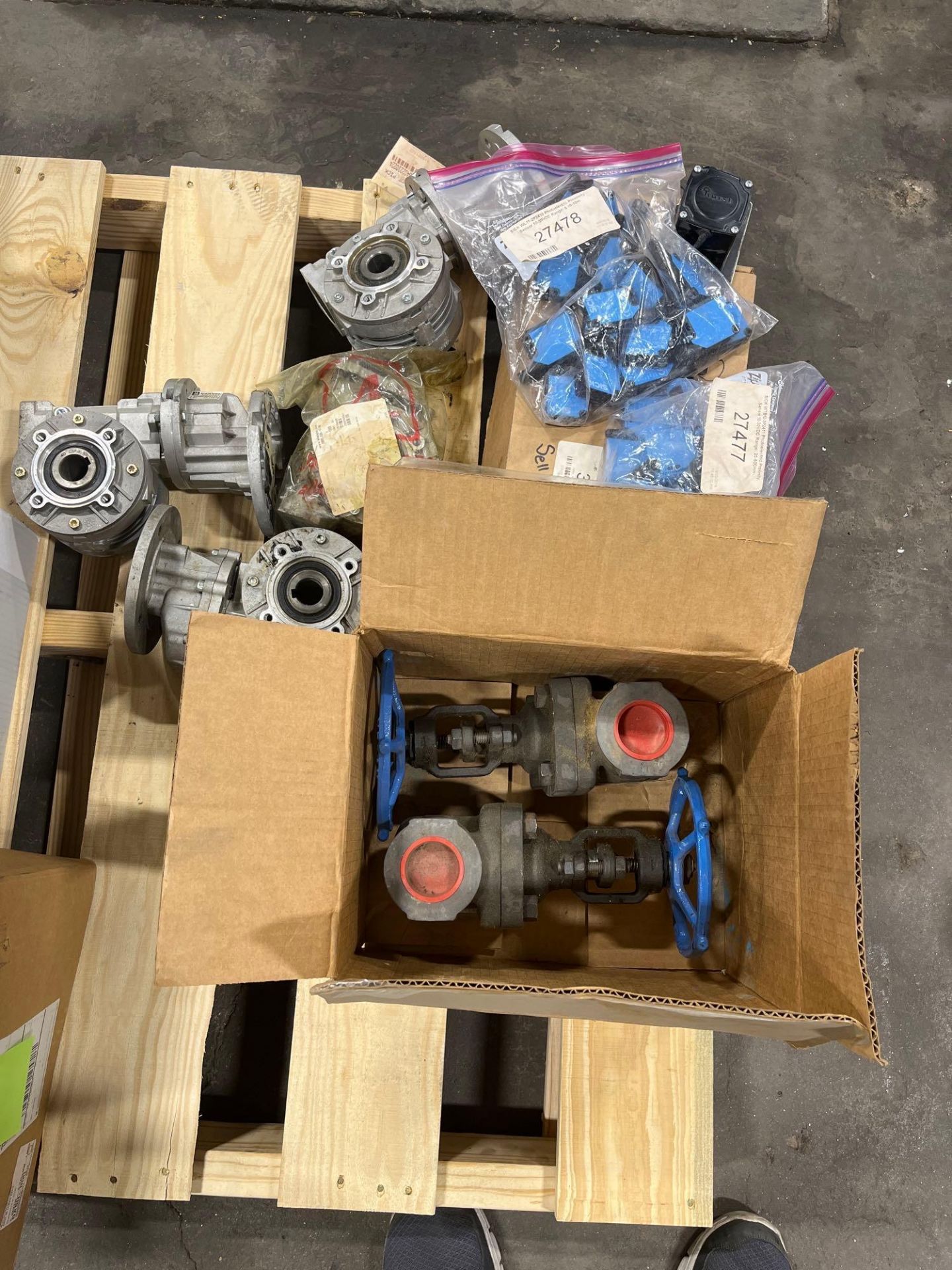 Lot of Valves, Prox Sensors, Servo, etc.