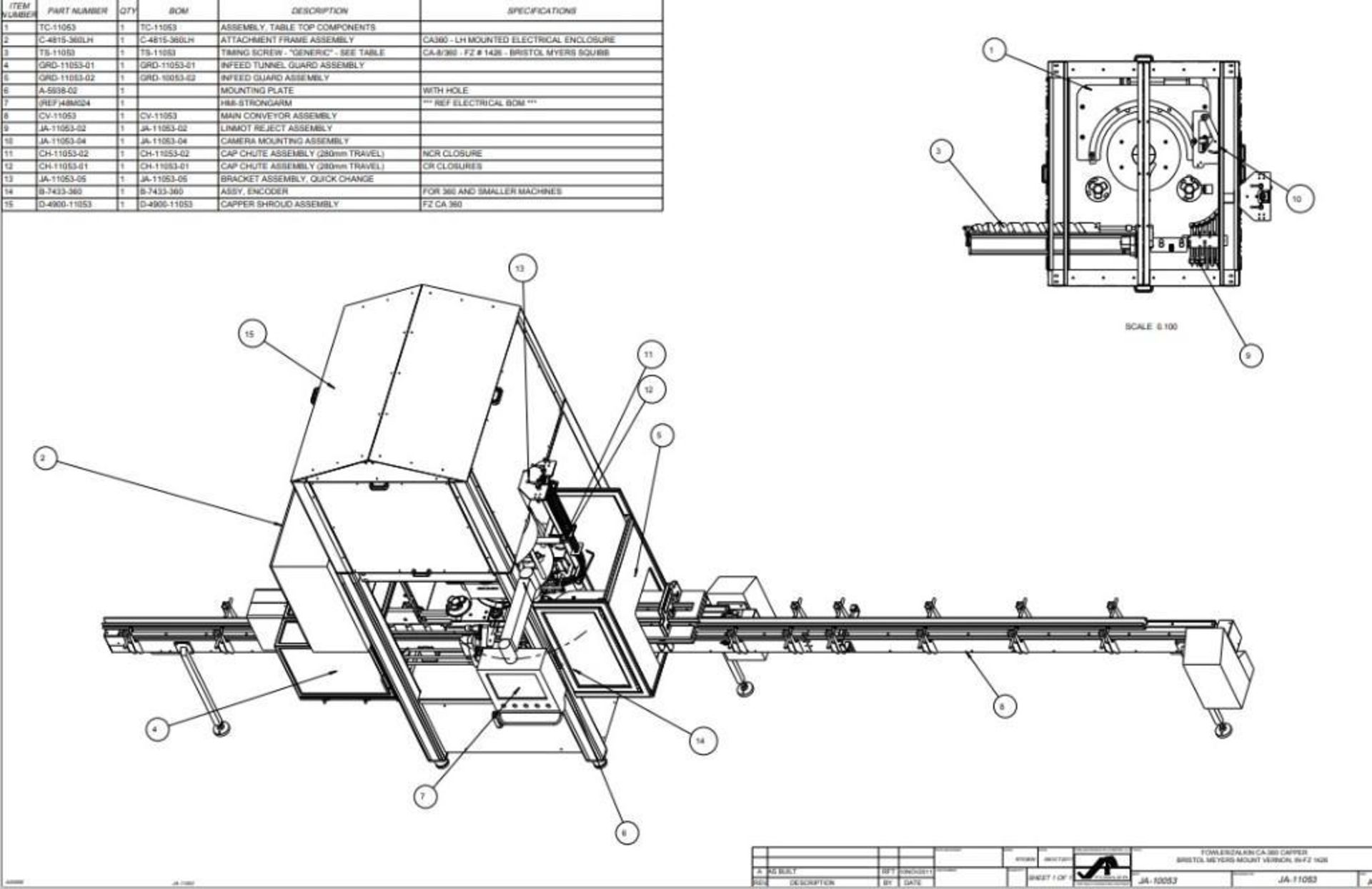 Fowler Andre Zalkin CA8 360 NG Capper Complete Capping Machine - Image 4 of 76