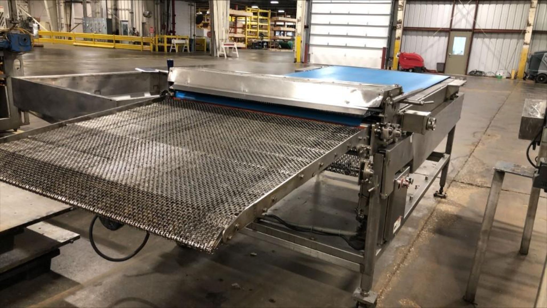 Blue Belt Pizza Conveyor With Dough Perforator - Image 5 of 9