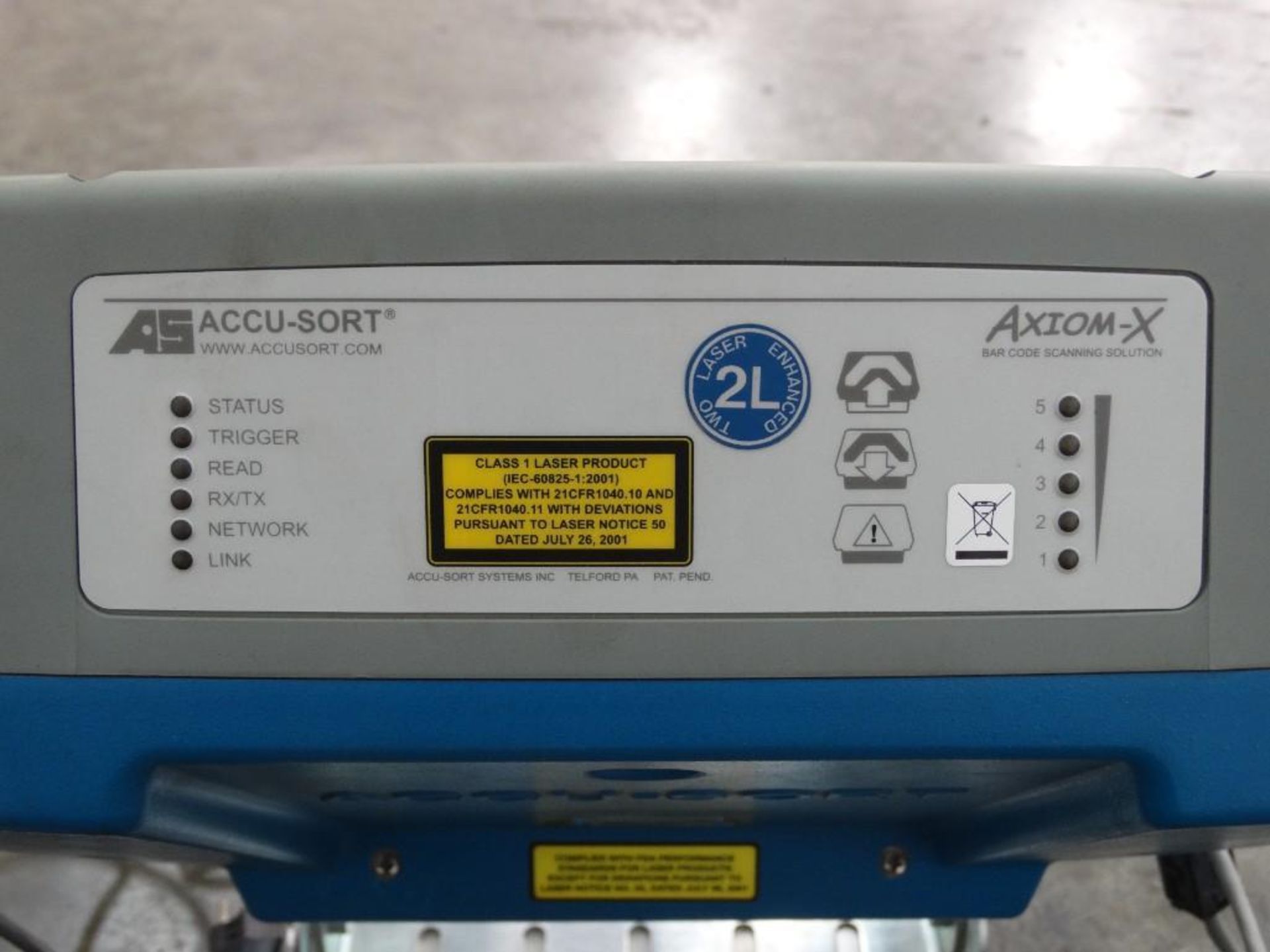 Accu-Sort Axiom-X Omni-Directional Bar Code Reader - Image 12 of 14