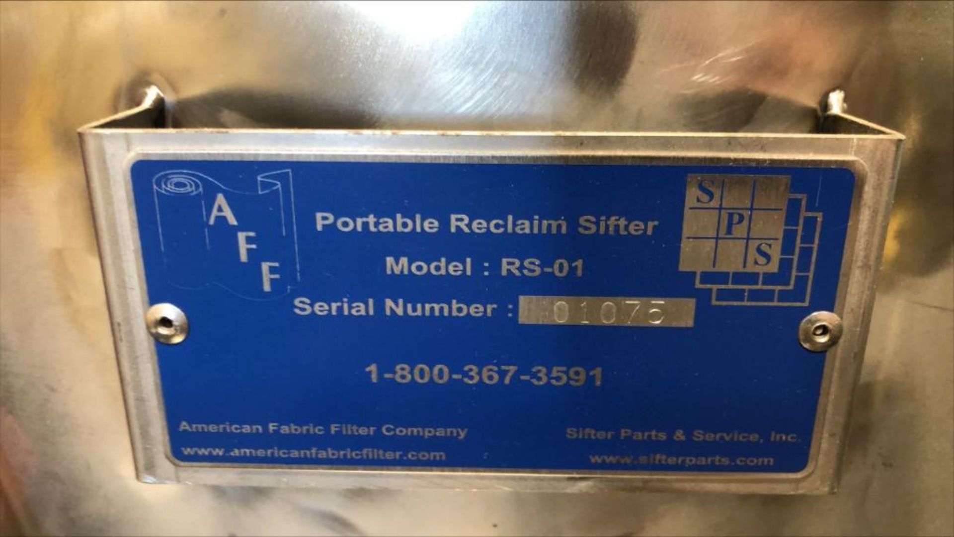 American Fabric Filter RS-1 24" Sifter - Image 6 of 6