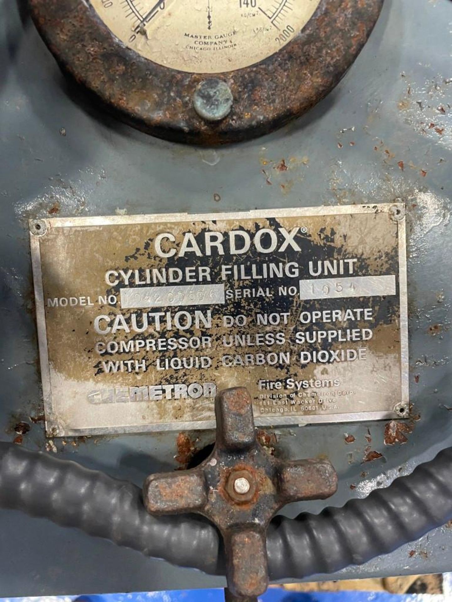 Cardox Cylinder Filling Unit - Image 5 of 5