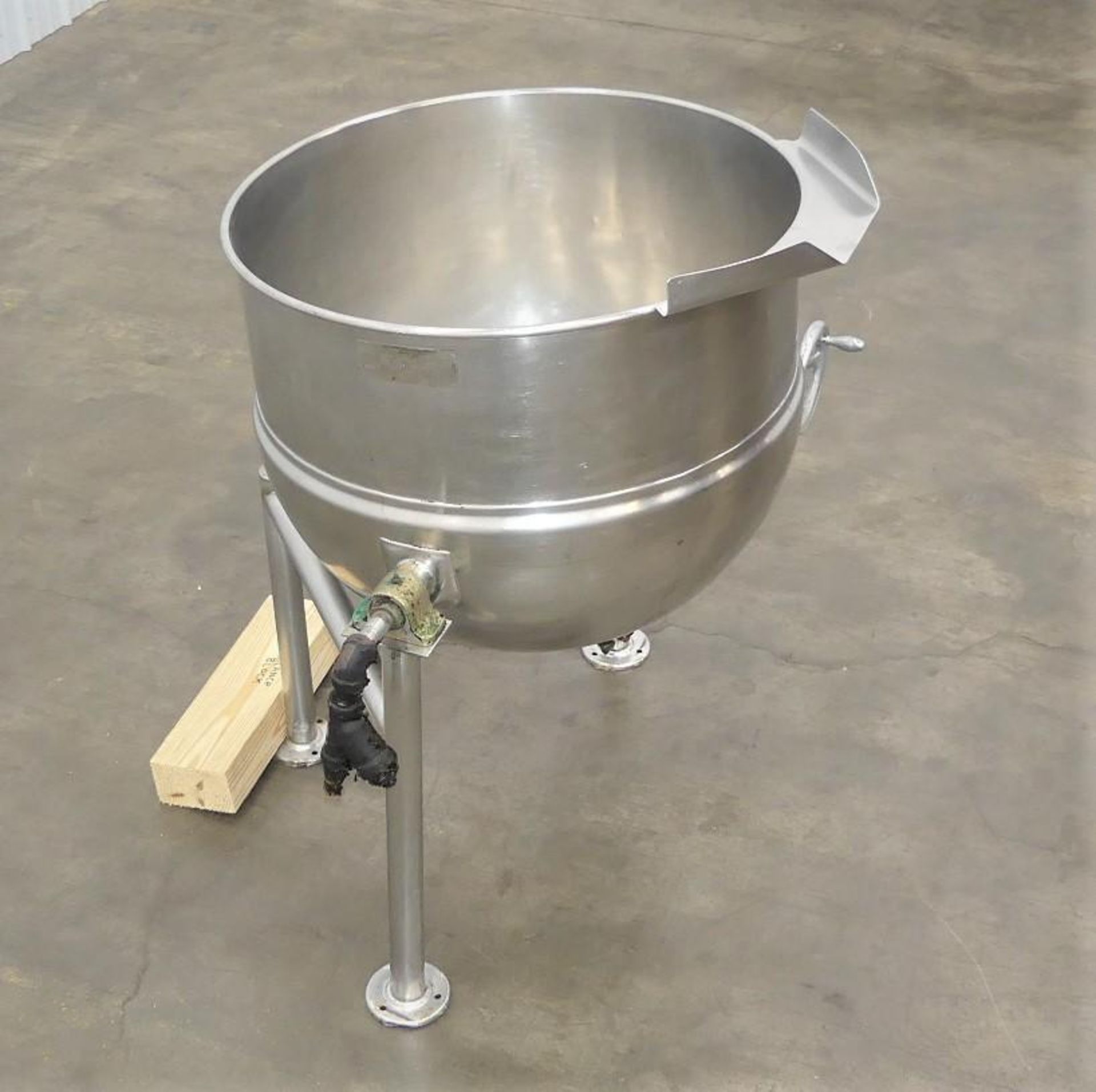 Groen D-60 60 Gallon Half Jacketed Steam Kettle