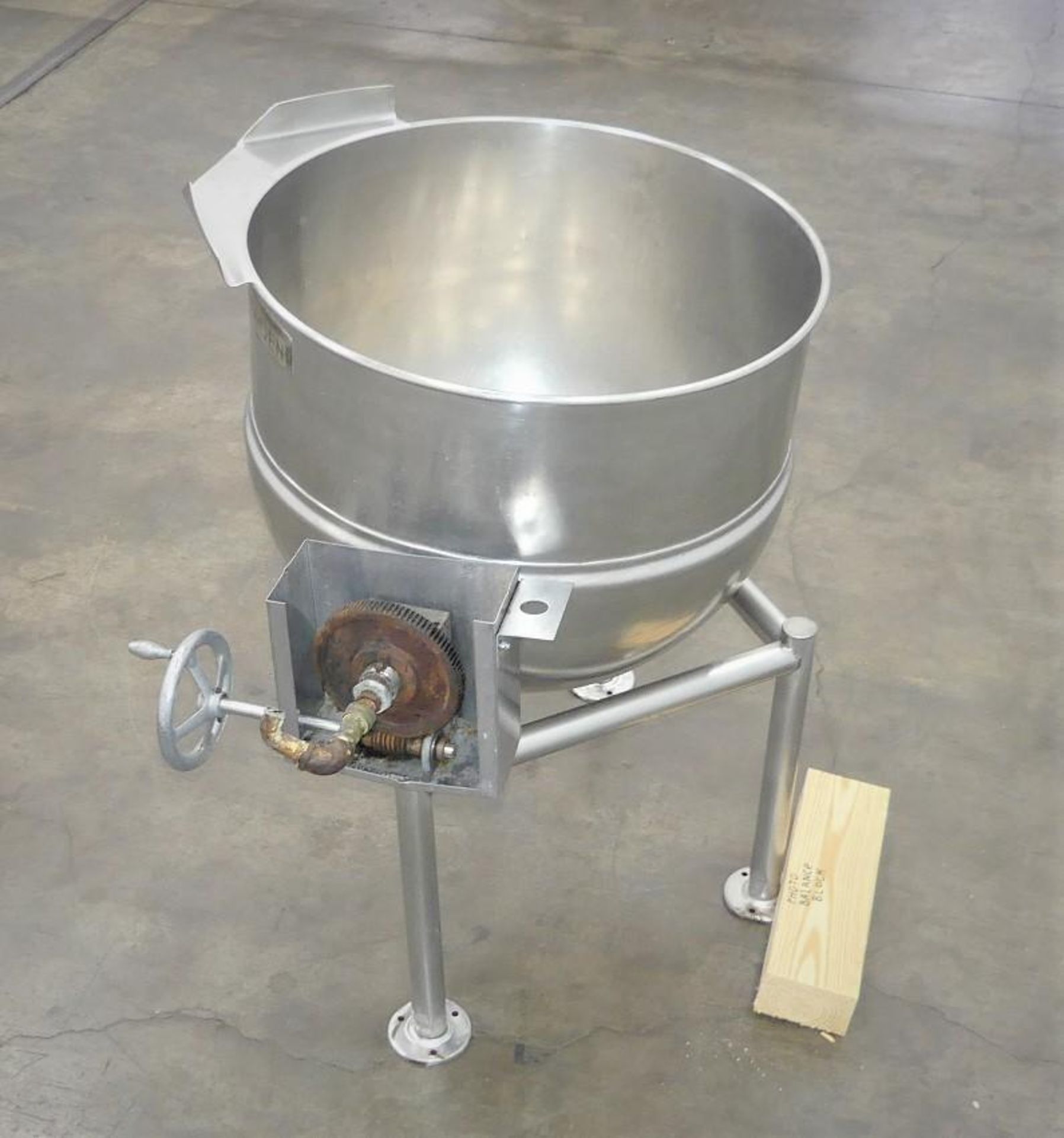 Groen D-60 60 Gallon Half Jacketed Steam Kettle - Image 4 of 6