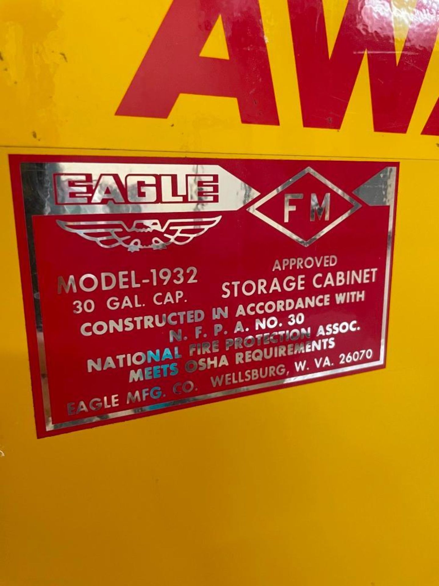 Eagle Model 1932 Safety Storage Cabinet - Image 4 of 6