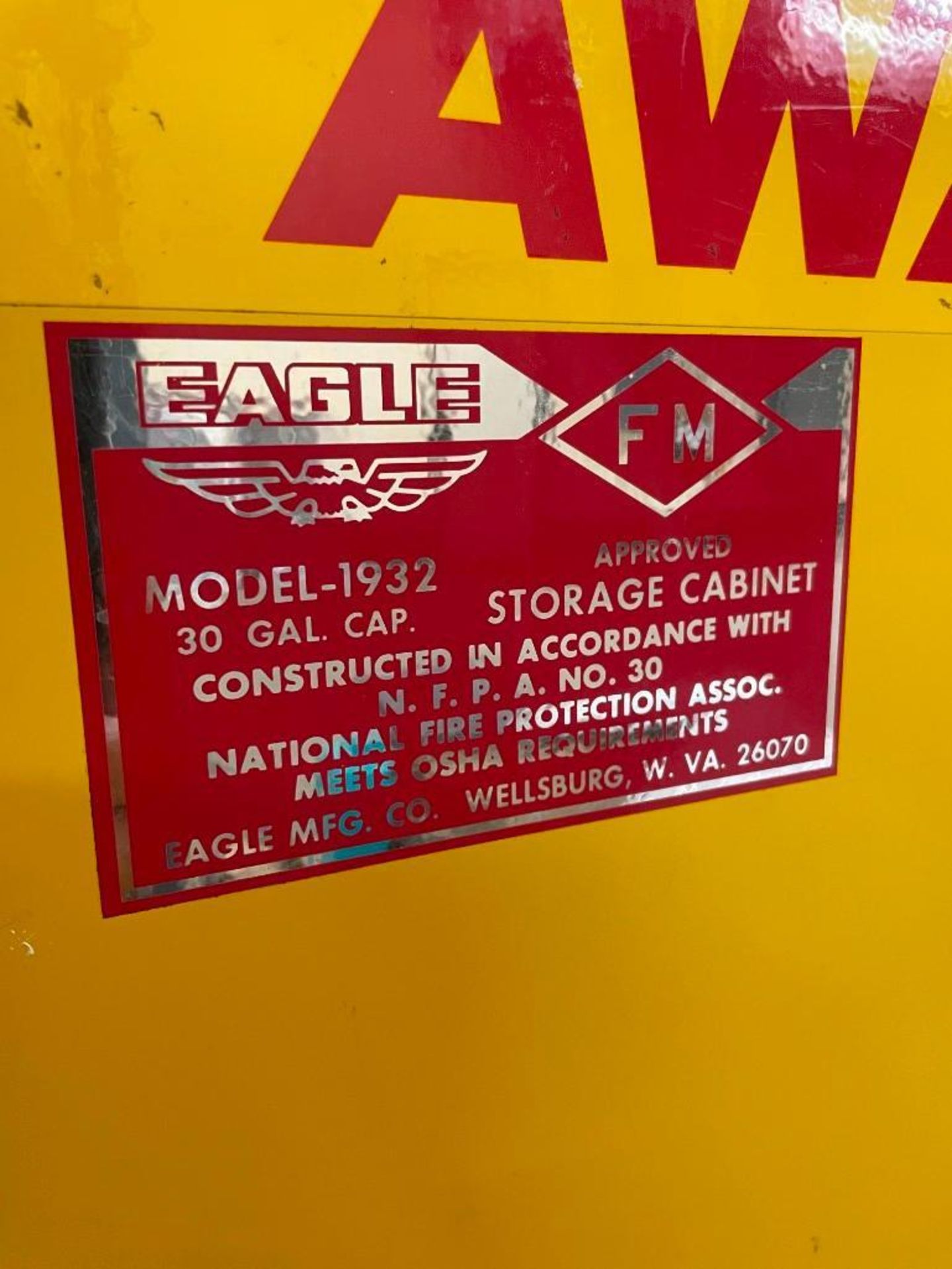 Eagle Model 1932 Safety Storage Cabinet - Image 3 of 6