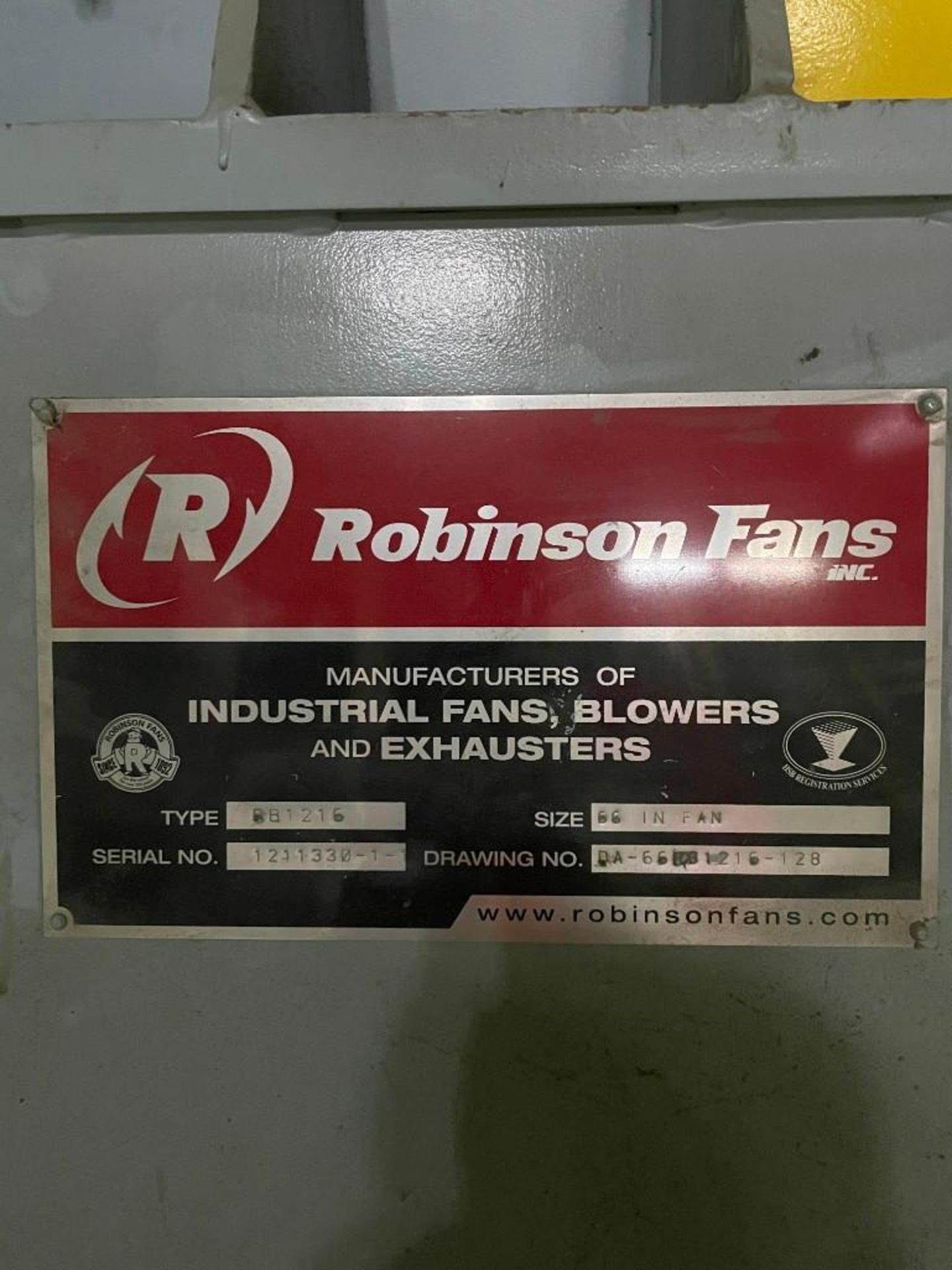Robinson RB1216 Blower with 800 Horsepower Motor - Image 4 of 15