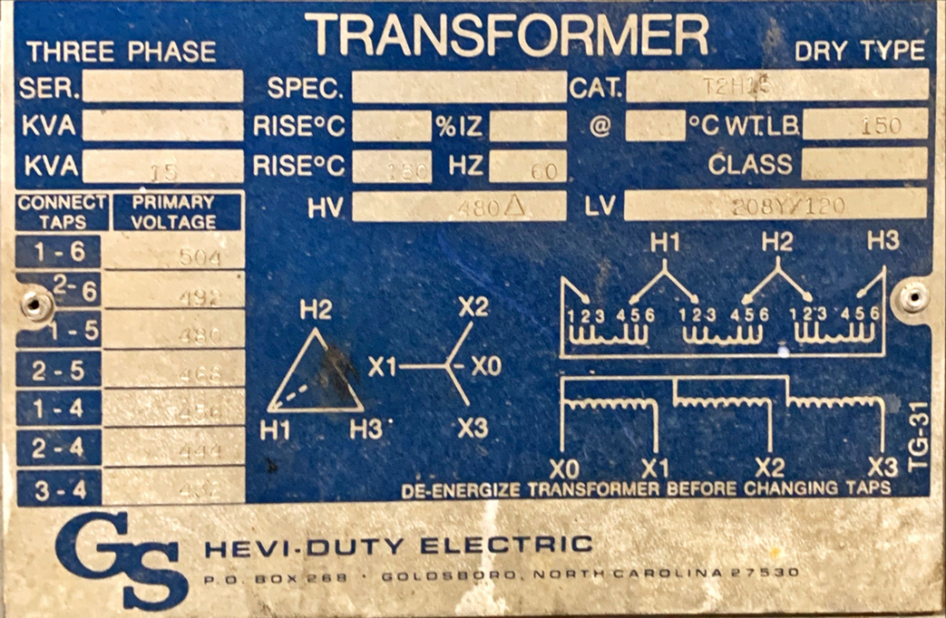 GS Dry Type Transformer - Image 3 of 3