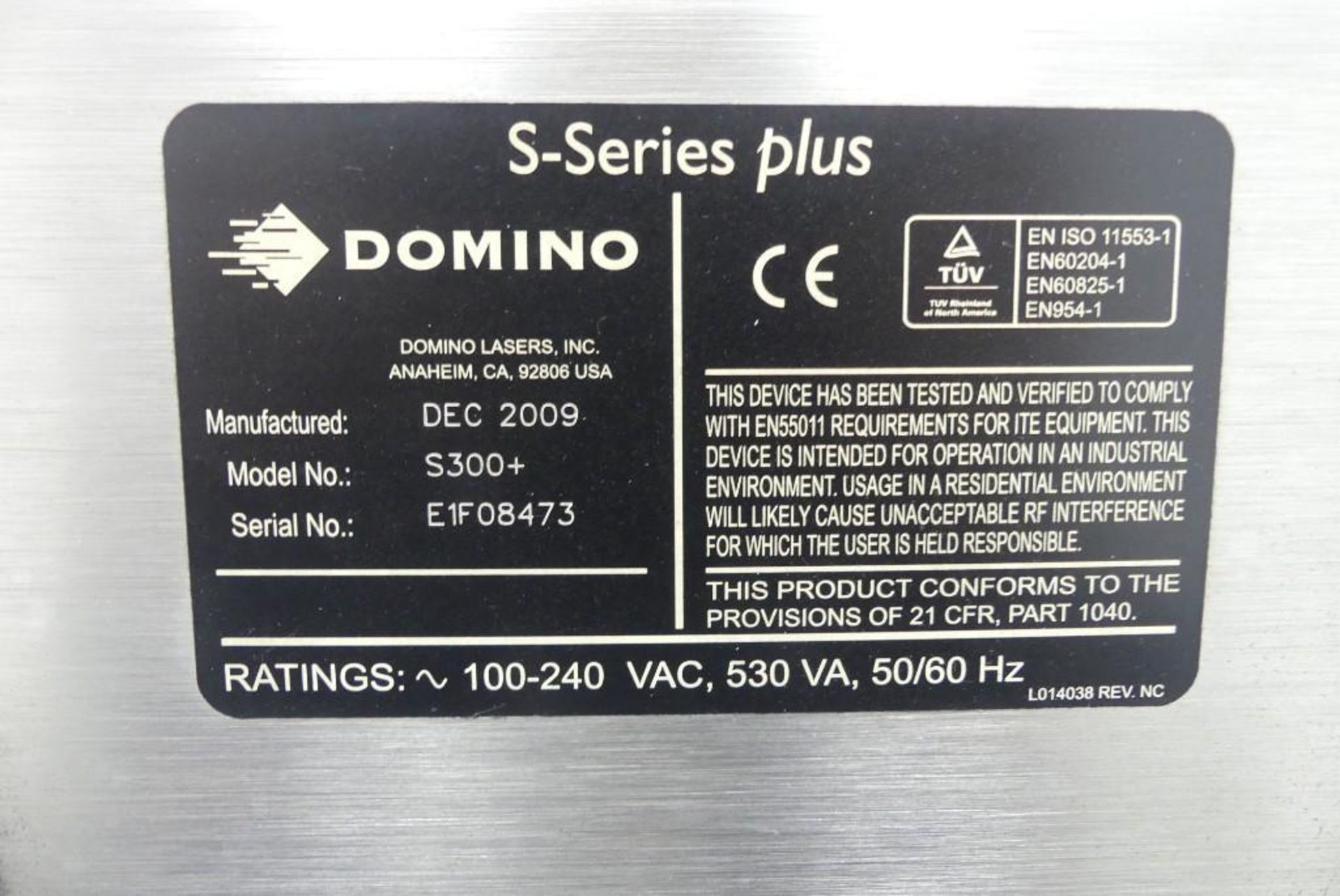 Domino S300+ Series Laser Coder - Image 10 of 10