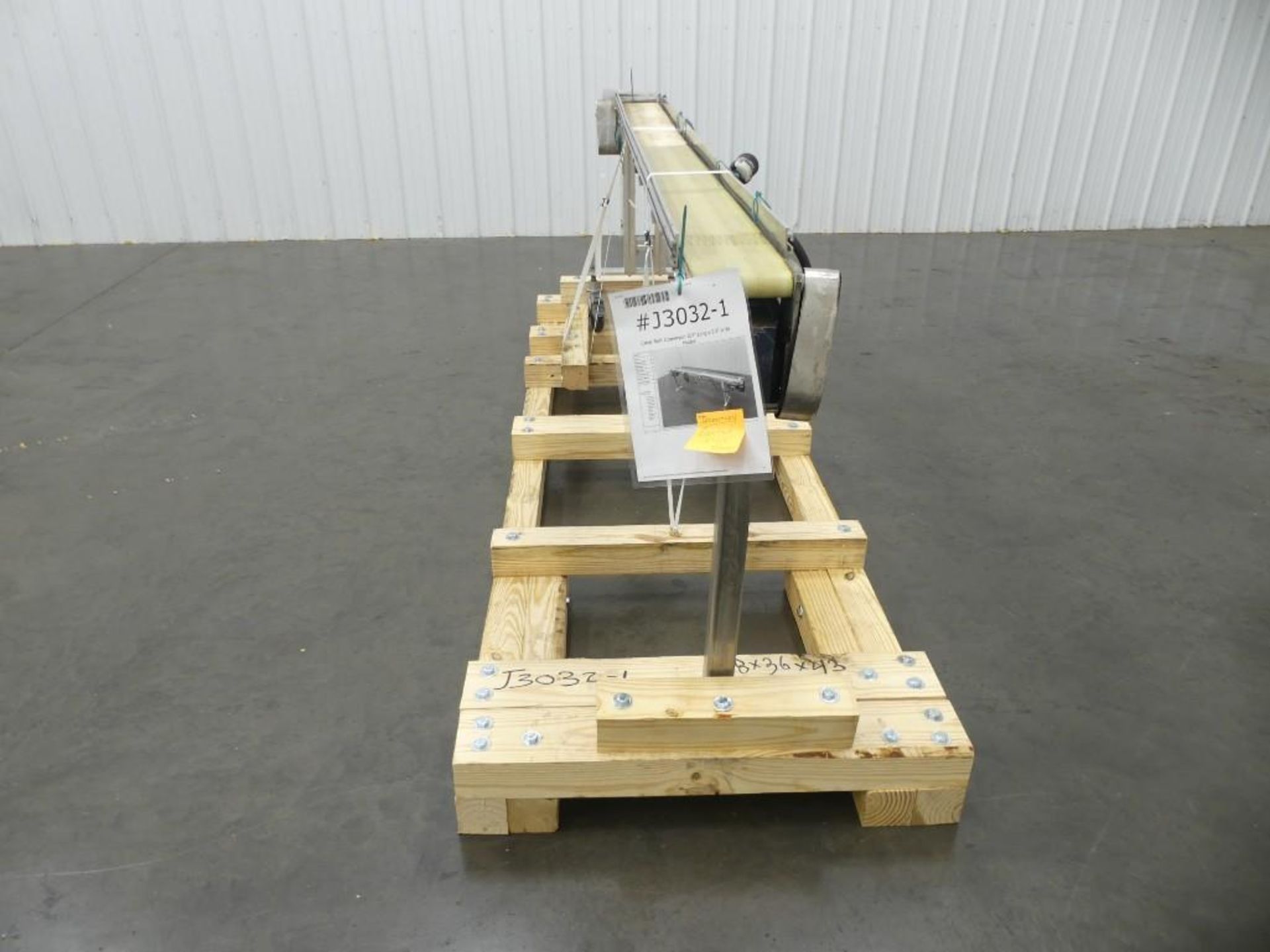 Case Belt Conveyor 107" Long x 5.5" Wide - Image 7 of 7