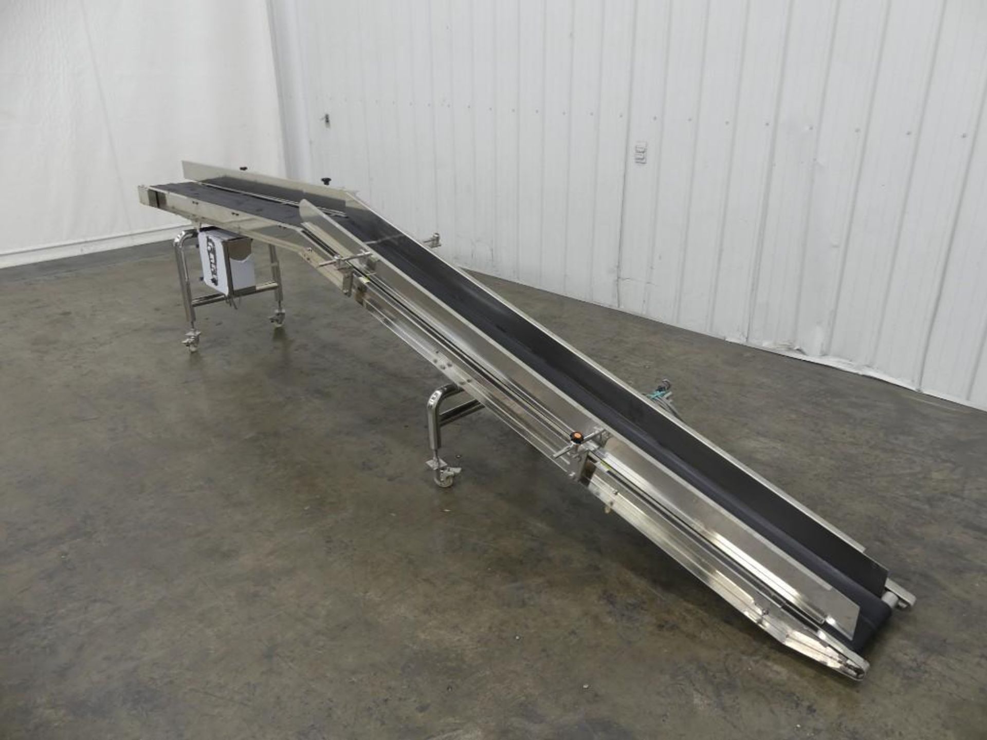 Belt Incline Conveyor 10" Wide x 175" Long