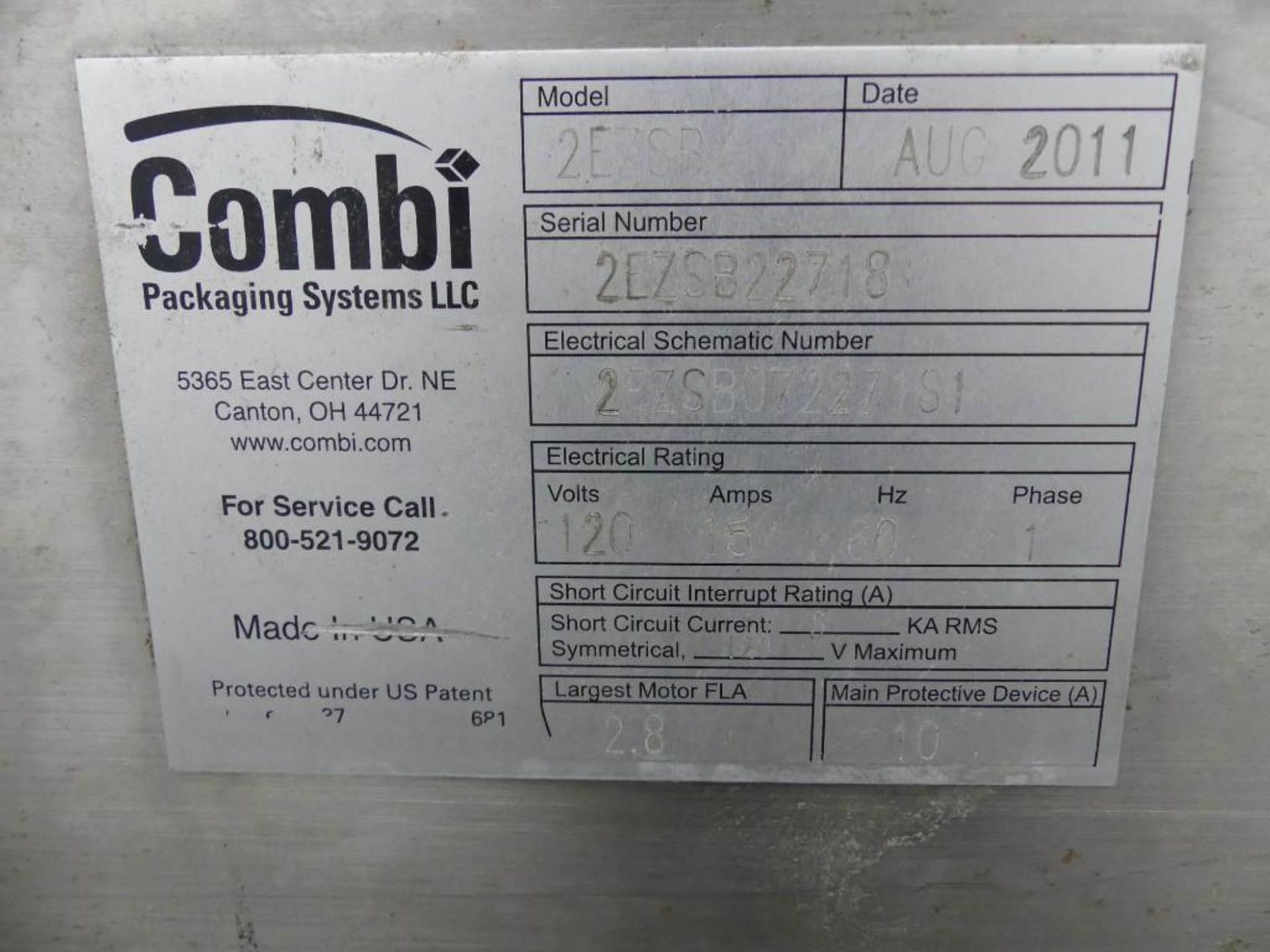 Combi 2EZSB Tape Bottom Seal Case Erector - Image 14 of 14