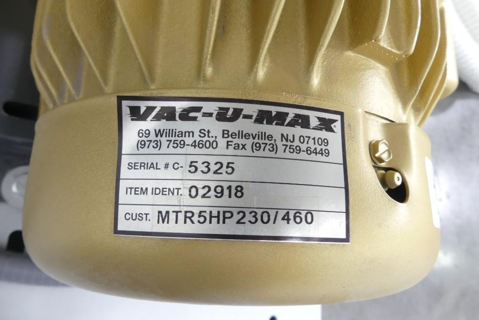 Vac-u-Max FP02 5 HP Pneumatic Conveying System - Image 12 of 20