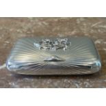 Russian Silver Cigarette Case by Johan Allenius (St. Petersburg)