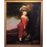 Full-length Portrait of a Boy in Red (Richard Morton Paye)