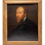 Property of a Gentleman. A Self-Portrait After Rubens. Oil on canvas, laid down on board. In a