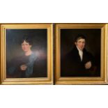 From An Esteemed Private Collection Circle of Samuel Howell, A Pair of Portraits of Joseph (1804-