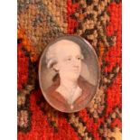An Oval Portrait Miniature of a Gentleman (Late 18th / Early 19th Century)