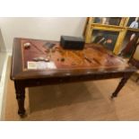 A Victorian Partner's Library Centre Table in Mahogany