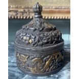 A Tibetan Chinese Temple-Shape Casket (17th century or earlier)