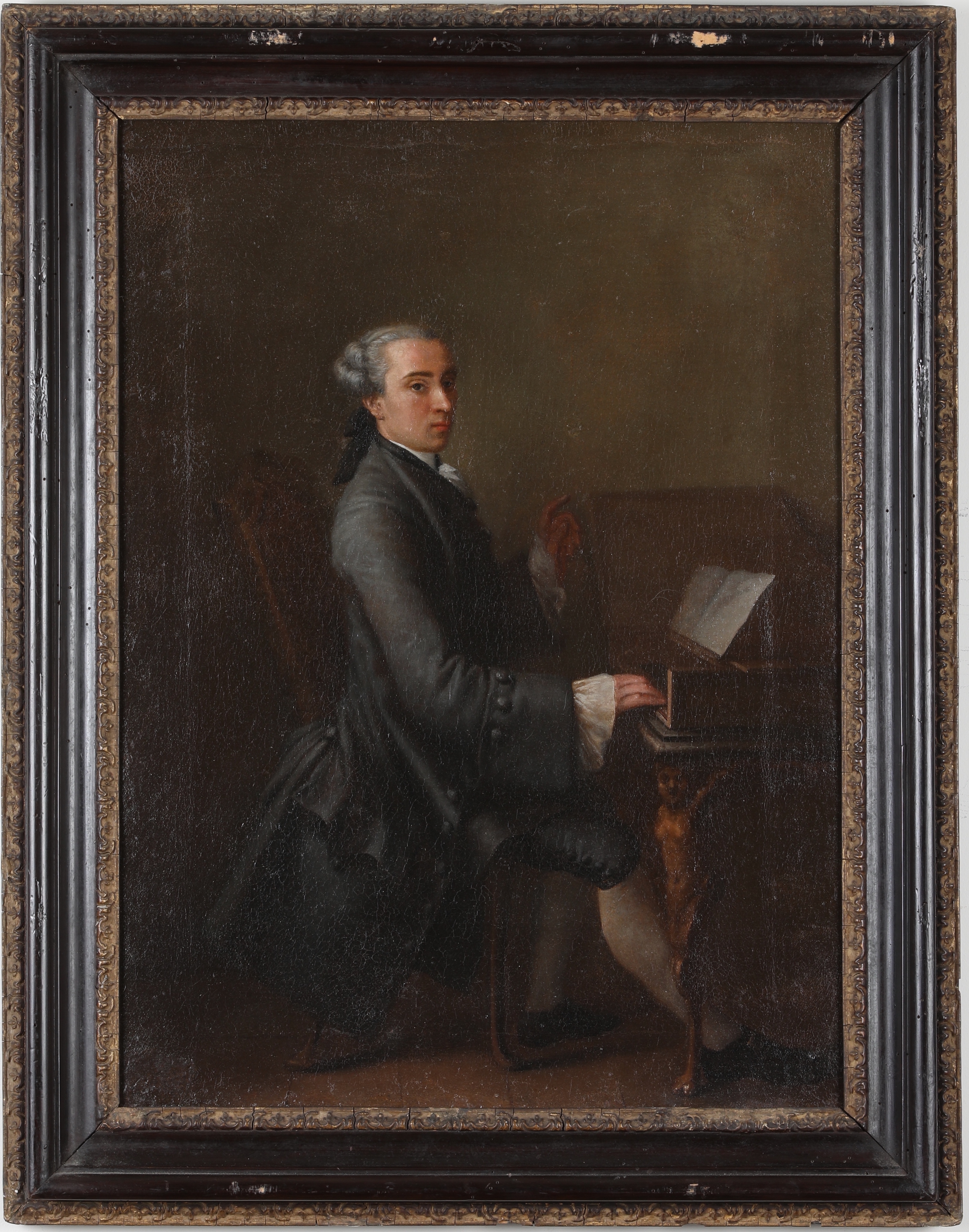 Charles-Joseph Flipart (1721 - 1797), A Harpsichordist and A Violinist - Image 2 of 2