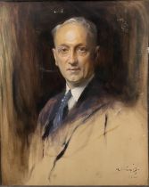 de László, Philip (1869 - 1937), Half-Length Portrait of William Aiken
