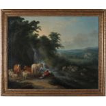 Circle of Thomas Gainsborough RA (1727 - 1788), Landscape with Animals and Figures
